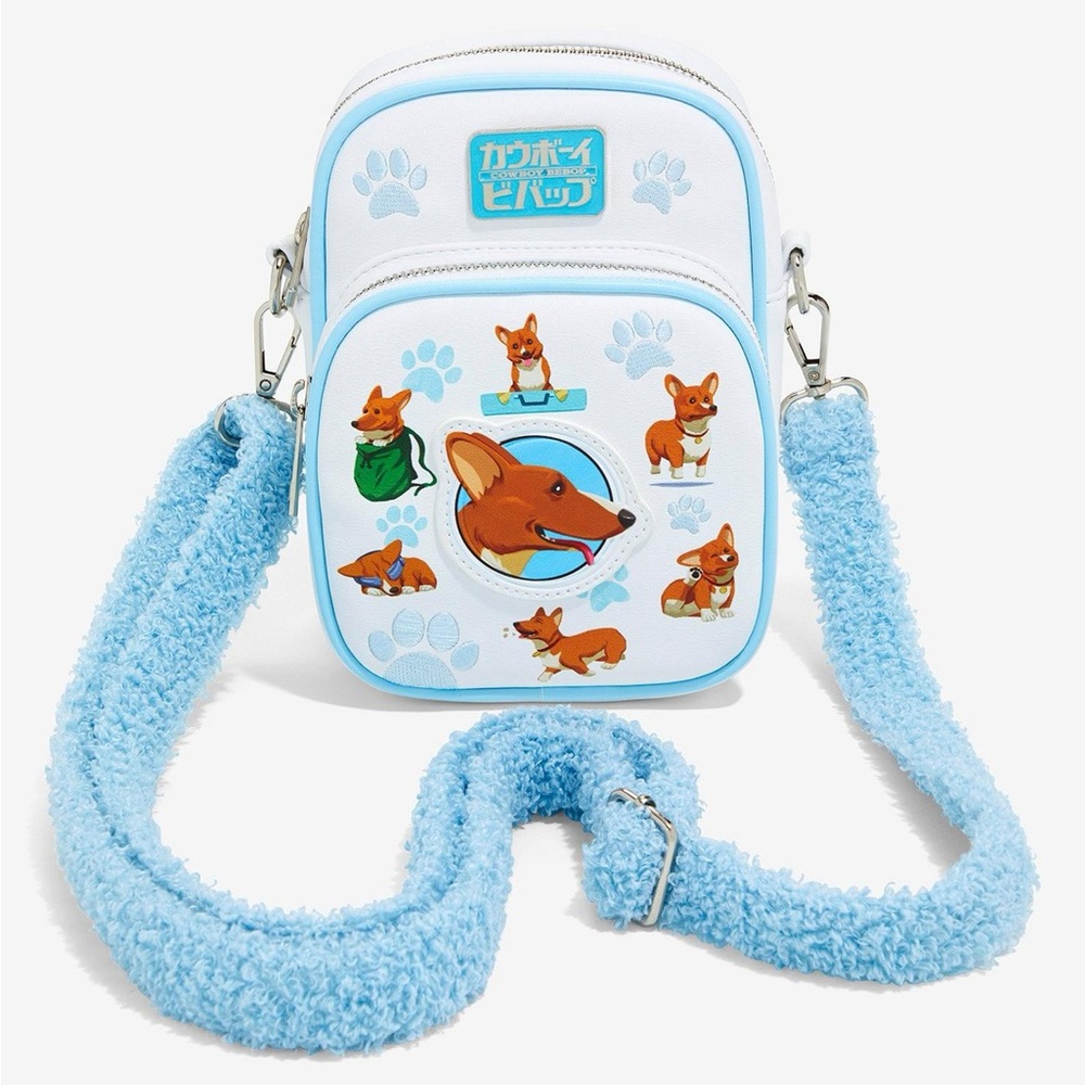 Bioworld Cowboy Bebop Ein and Ed Crossbody Bag